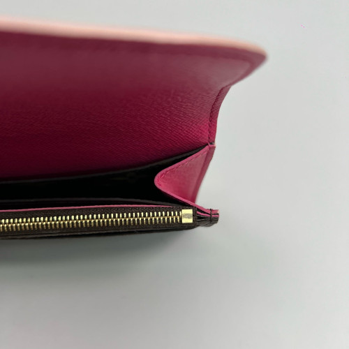 Louis Vuitton Emilie Wallet Monogram Brown Pink