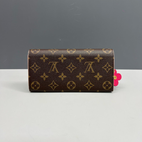Louis Vuitton Emilie Wallet Monogram Brown Pink