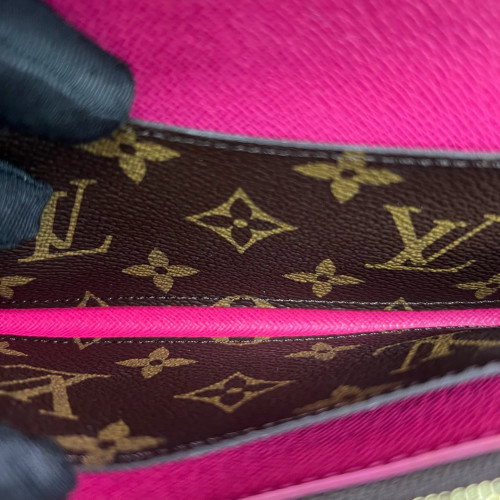 Louis Vuitton Emilie Wallet Monogram Brown Pink