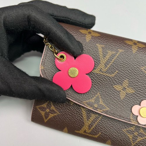 Louis Vuitton Emilie Wallet Monogram Brown Pink