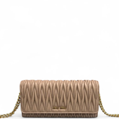 Miu Miu Shoulder Bag Cuir Nude Pink