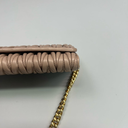 Miu Miu Shoulder Bag Cuir Nude Pink