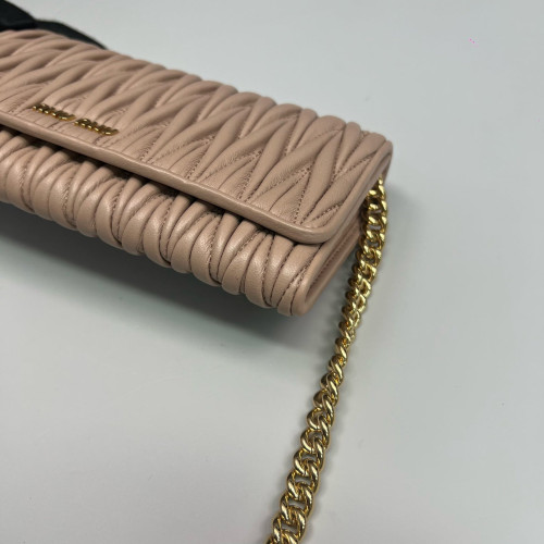 Miu Miu Shoulder Bag Cuir Nude Pink