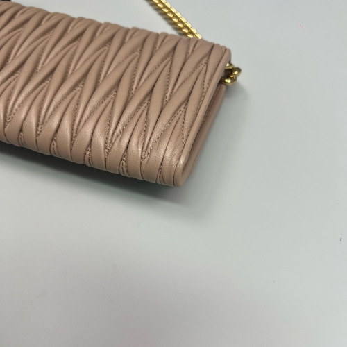Miu Miu Shoulder Bag Cuir Nude Pink