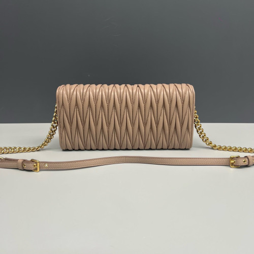Miu Miu Shoulder Bag Cuir Nude Pink