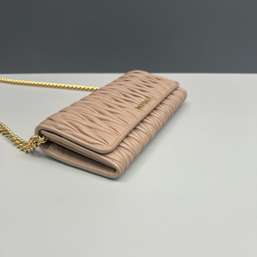 Miu Miu Shoulder Bag Cuir Nude Pink