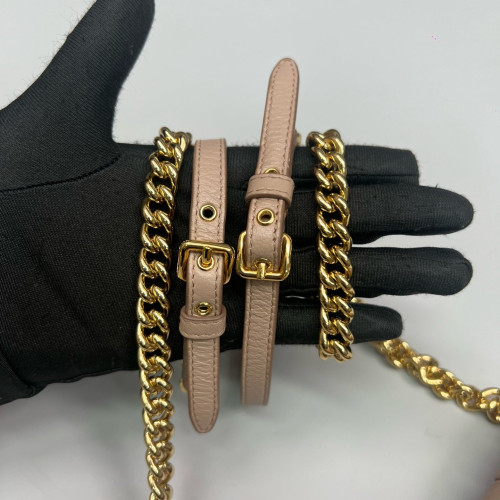 Miu Miu Shoulder Bag Cuir Nude Pink