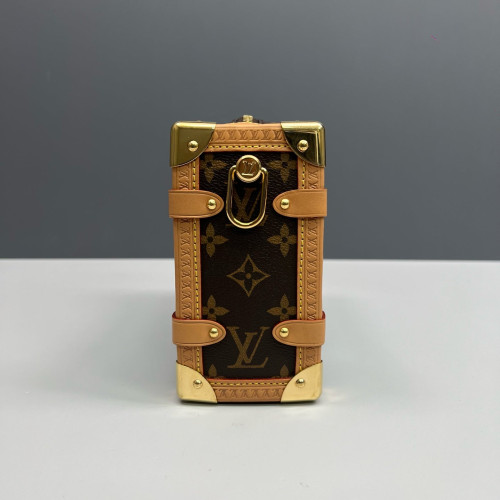 Louis Vuitton Side Trunk Mm Monogram Brown