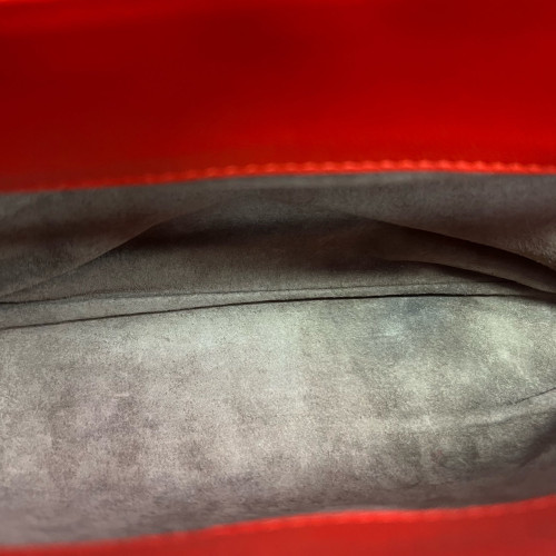 Bottega Veneta Medium Olimpia Shoulder Bag Calfskin Intrecciato Red