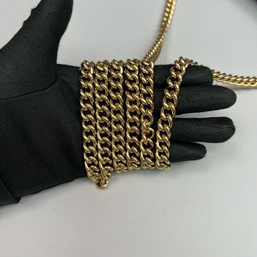 Gucci Matelasse GG Marmont Chain Wallet Calfskin Blue Green
