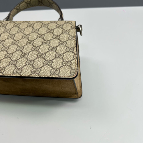Gucci Dionysus Two-Way Bag GG Monogram Camel Brown Gucci Dionysus Two-Way Bag GG Monogram Camel Brown