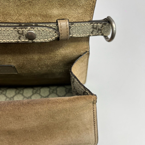 Gucci Dionysus Two-Way Bag GG Monogram Camel Brown Gucci Dionysus Two-Way Bag GG Monogram Camel Brown