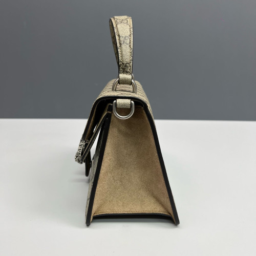 Gucci Dionysus Two-Way Bag GG Monogram Camel Brown Gucci Dionysus Two-Way Bag GG Monogram Camel Brown