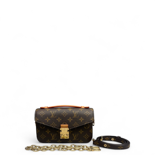 Louis Vuitton Pochette Metis East West Monogram Brown