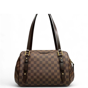 Louis Vuitton Rivington Satchel Damier Ebene Brown