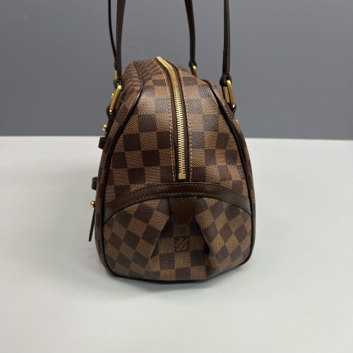 Louis Vuitton Rivington Satchel Damier Ebene Brown