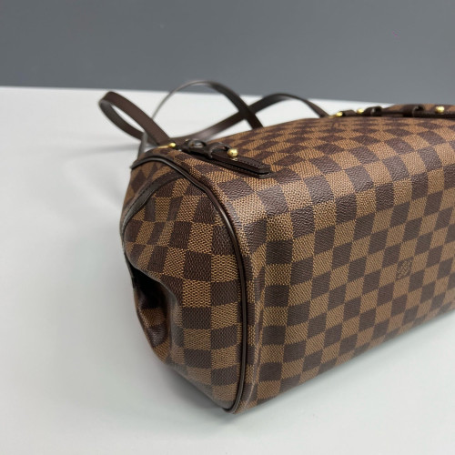 Louis Vuitton Rivington Satchel Damier Ebene Brown