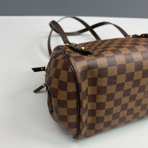 Louis Vuitton Rivington Satchel Damier Ebene Brown