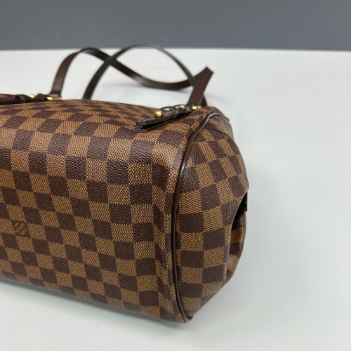 Louis Vuitton Rivington Satchel Damier Ebene Brown