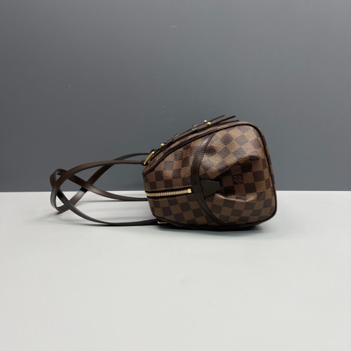 Louis Vuitton Rivington Satchel Damier Ebene Brown