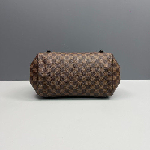 Louis Vuitton Rivington Satchel Damier Ebene Brown