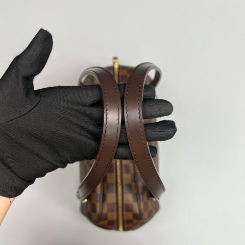 Louis Vuitton Rivington Satchel Damier Ebene Brown