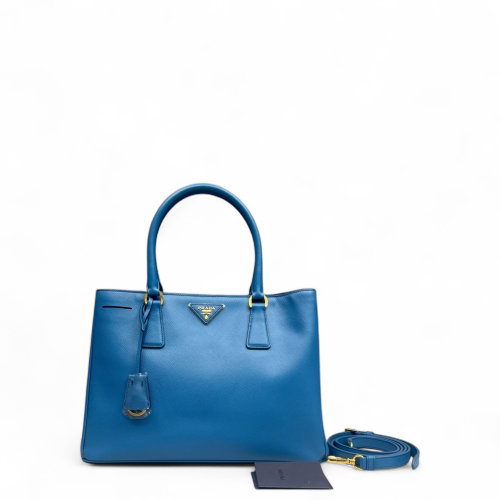 Prada Galleria Tote Saffiano Calfskin Blue