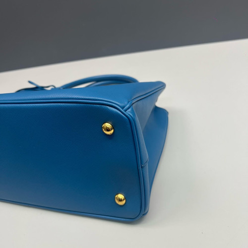 Prada Galleria Tote Saffiano Calfskin Blue