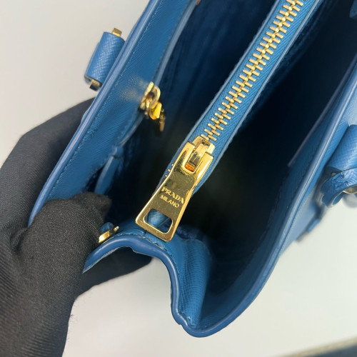Prada Galleria Tote Saffiano Calfskin Blue