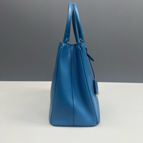 Prada Galleria Tote Saffiano Calfskin Blue