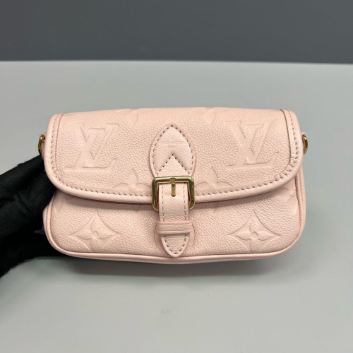 Louis Vuitton Nano Diane Monogram Empreinte Giant Pink