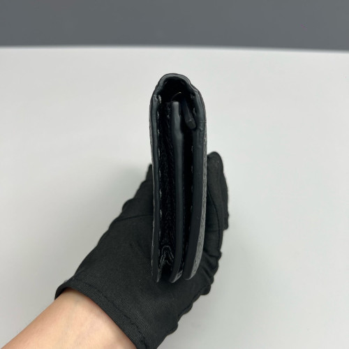 Fendi Continental Wallet Calfskin Dark Grey