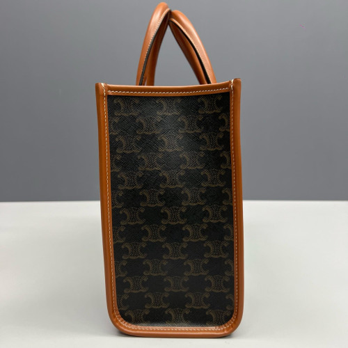 Celine Mini Horizontal Cabas Triomphe Brown Black