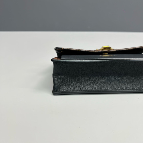Louis Vuitton Vavin Chain Wallet Damier Ebene Black