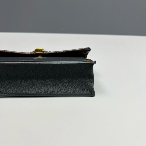 Louis Vuitton Vavin Chain Wallet Damier Ebene Black