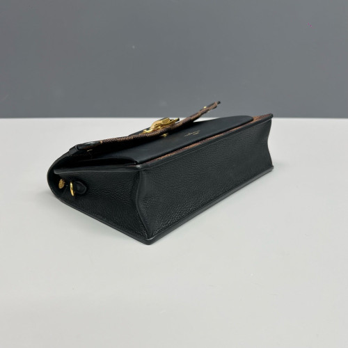 Louis Vuitton Vavin Chain Wallet Damier Ebene Black