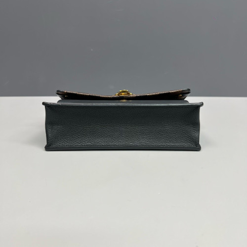 Louis Vuitton Vavin Chain Wallet Damier Ebene Black