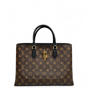 Louis Vuitton Flower Tote Monogram Brown Black