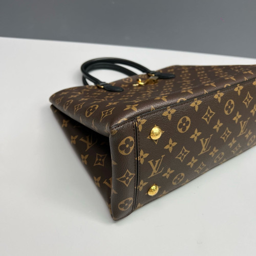 Louis Vuitton Flower Tote Monogram Brown Black