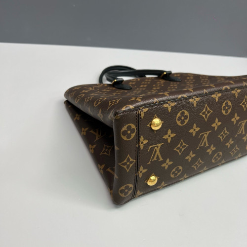 Louis Vuitton Flower Tote Monogram Brown Black