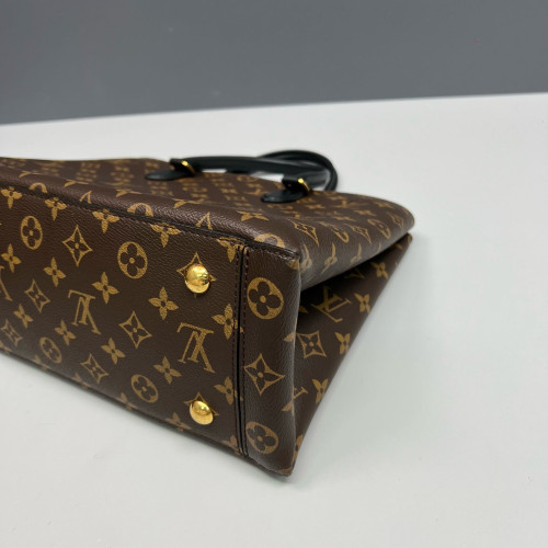 Louis Vuitton Flower Tote Monogram Brown Black