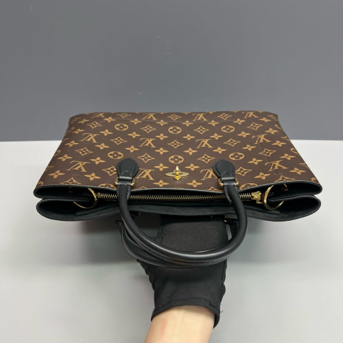 Louis Vuitton Flower Tote Monogram Brown Black