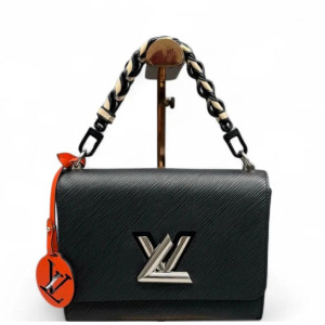 Louis Vuitton Twist Top Handle MM Epi Black