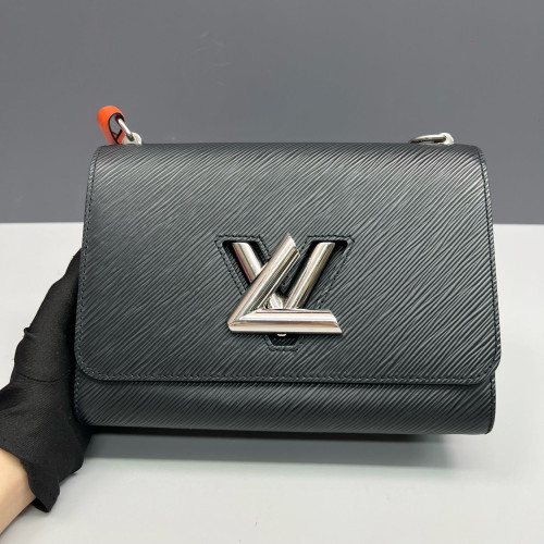 Louis Vuitton Twist Top Handle MM Epi Black