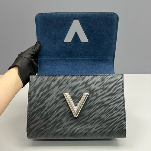 Louis Vuitton Twist Top Handle MM Epi Black