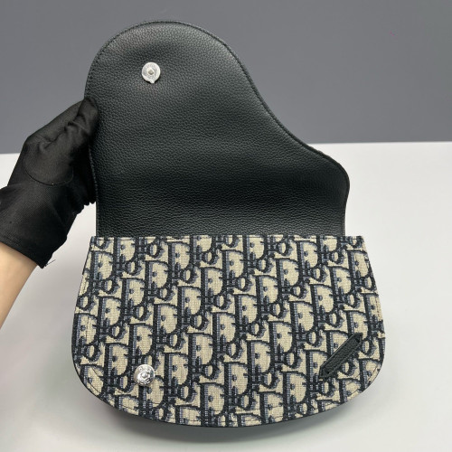Dior Saddle Bag Oblique Black Beige Dior Saddle Bag Oblique Black Beige