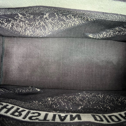 Dior Large Book Tote Canvas White Navy Black