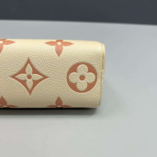 Louis Vuitton Nano Speedy Bandouliere Monogram Empreinte Giant Beige Clair