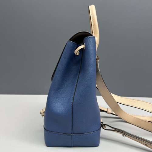 Louis Vuitton Lockme Backpack PM Calfskin Blue Beige