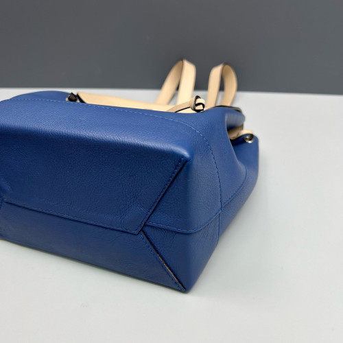 Louis Vuitton Lockme Backpack PM Calfskin Blue Beige
